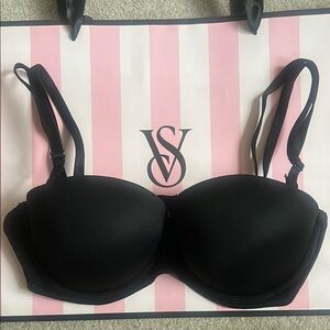 Pink/Victoria's Secret Black Multi-way Push-Up Bra